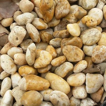 Natural Matt Yellow Pebbles Paving Stones