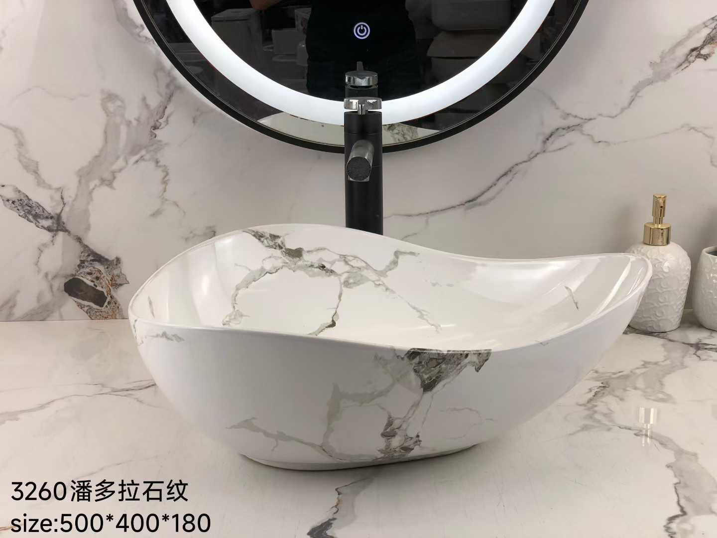 Elegant Bathroom Ceramic Basin