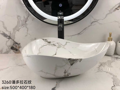 Elegant Bathroom Ceramic Basin