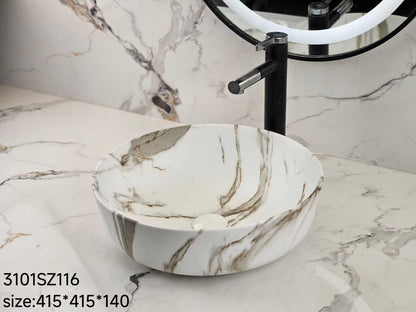 Elegant Bathroom Ceramic Basin
