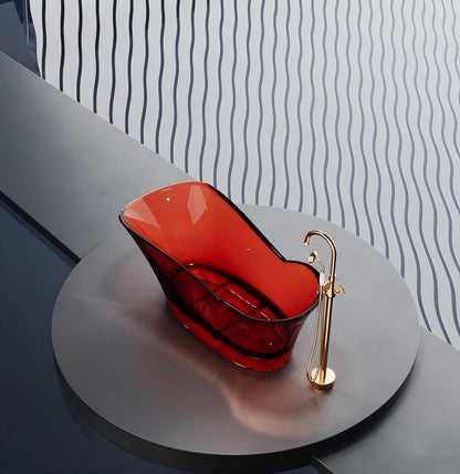 Creative Crystal Resin Bathtub
