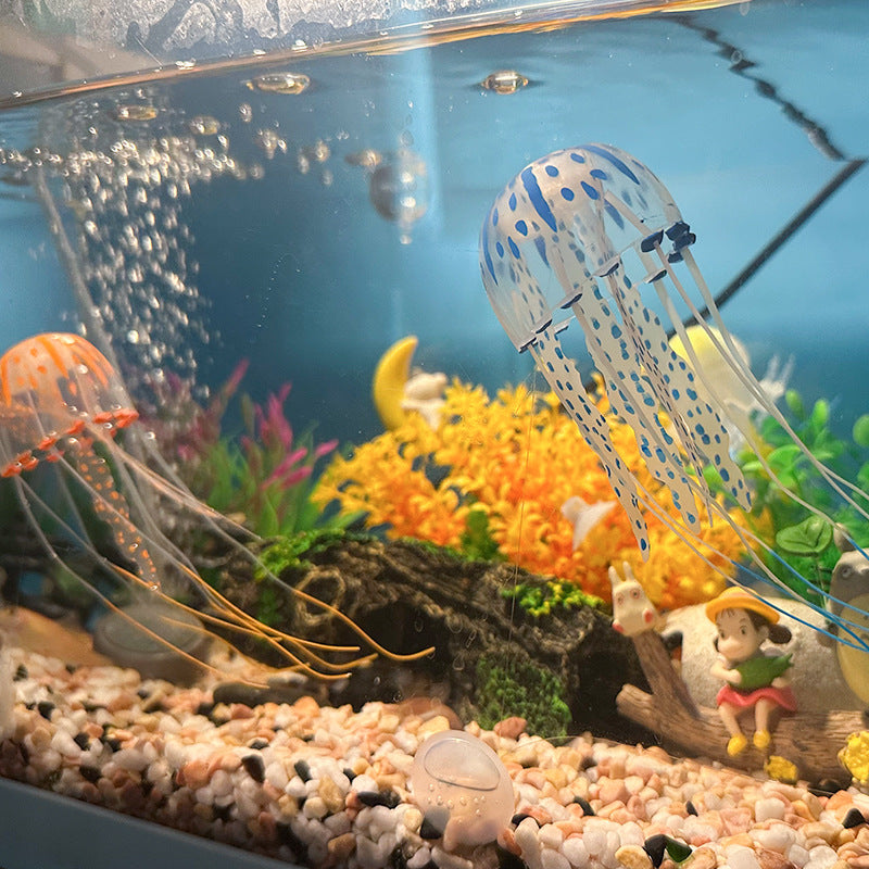 Realistic 5cm Silicone Floating Jellyfish