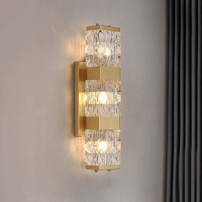 Gold Crystal Luxury LED Wall Lamp