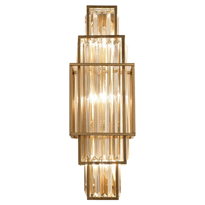 Crystal Stainless Steel LED Wall Lamp