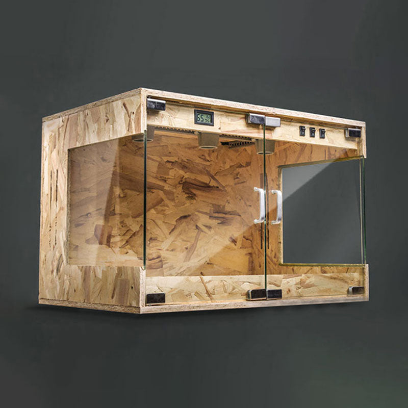 Glass Reptile Terrarium Square Vivarium Enclosure