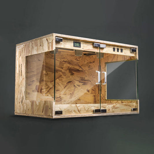 Glass Reptile Terrarium Square Vivarium Enclosure