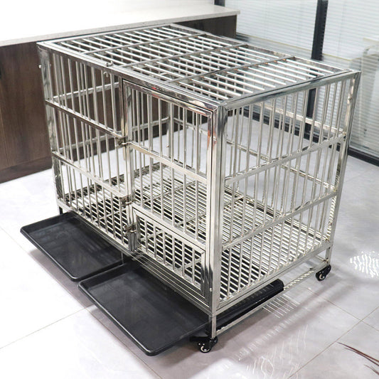 Multi-Size Metal Wire Dog Crate