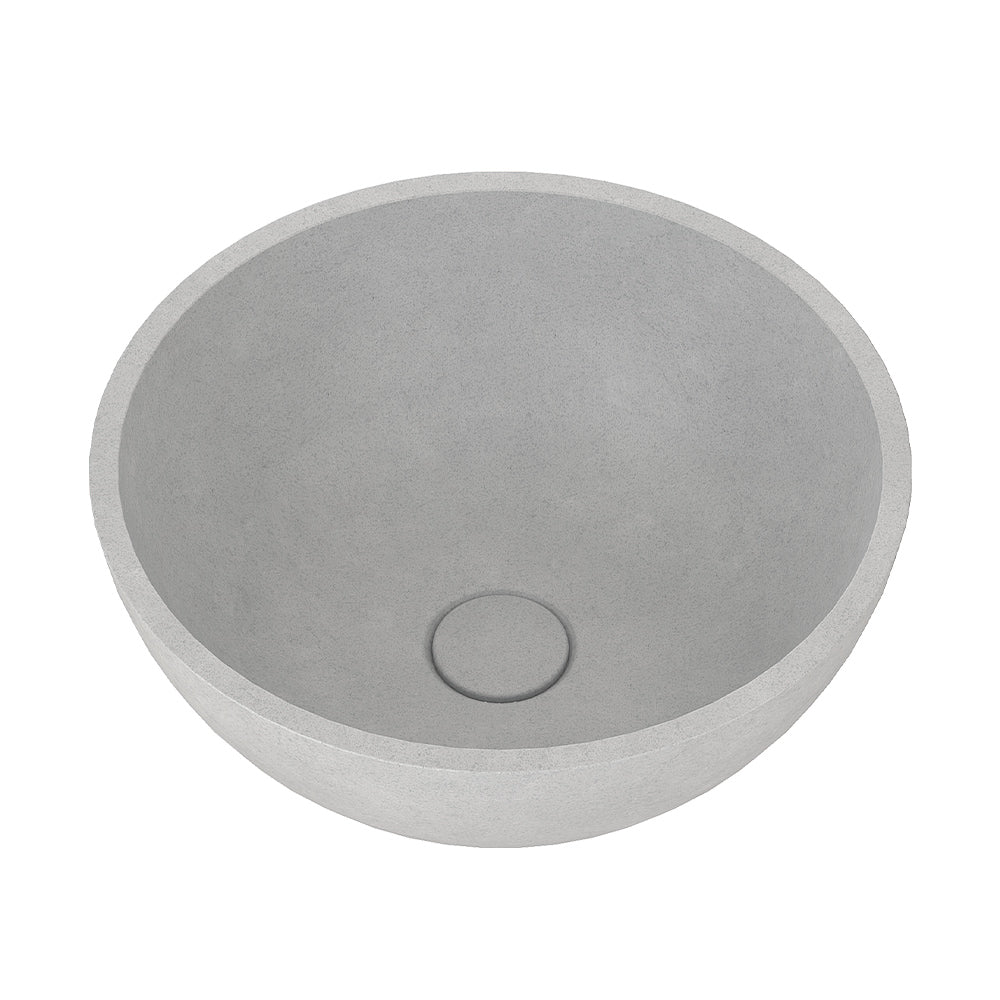 Above Counter Grey Cement Sink