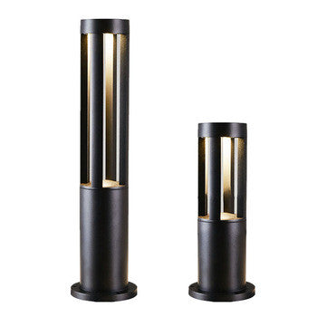 Modern Vertical LED Bollard Light for Garden