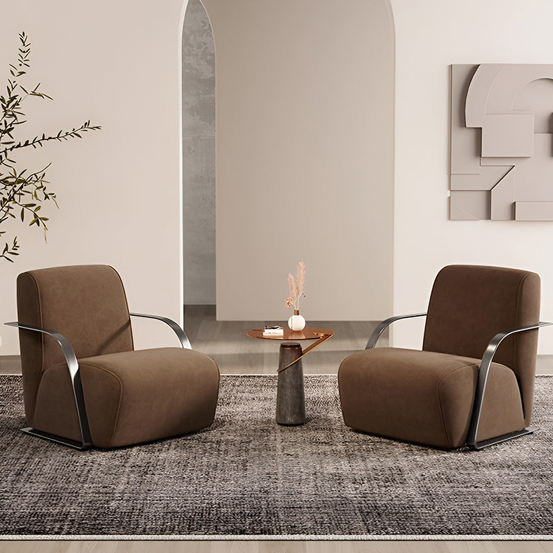 Comfortable Armchair Houndstooth Single Sofa