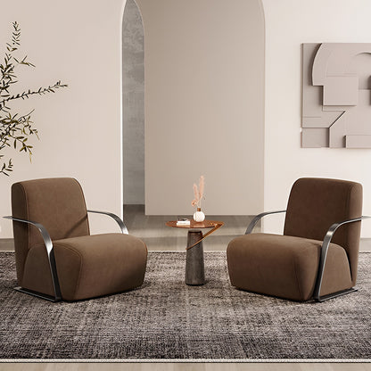 Comfortable Armchair Houndstooth Single Sofa