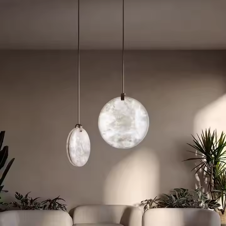 Alabaster Drop Chandelier