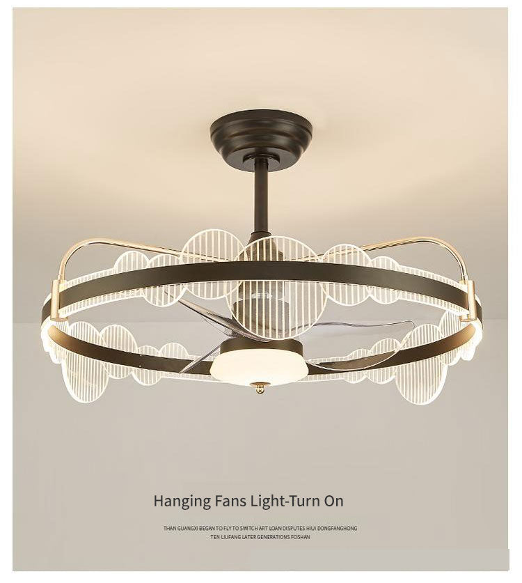 Contemporary Smart Fan Light