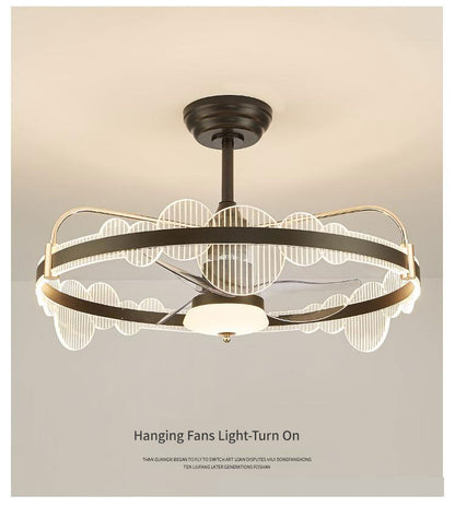 Contemporary Smart Fan Light