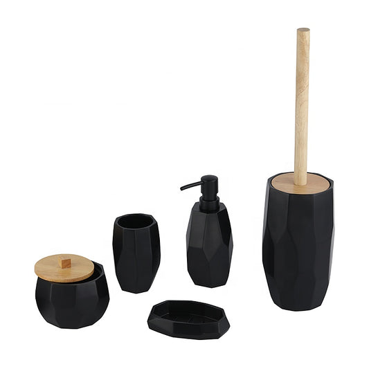 Diamond Shape Bathroom Accessories Set - 5pcs