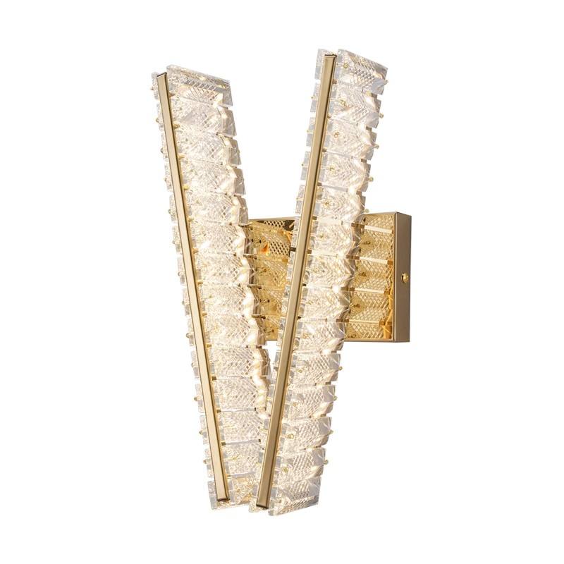 Elegant Modern LED Crystal Wall Lights
