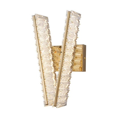 Elegant Modern LED Crystal Wall Lights