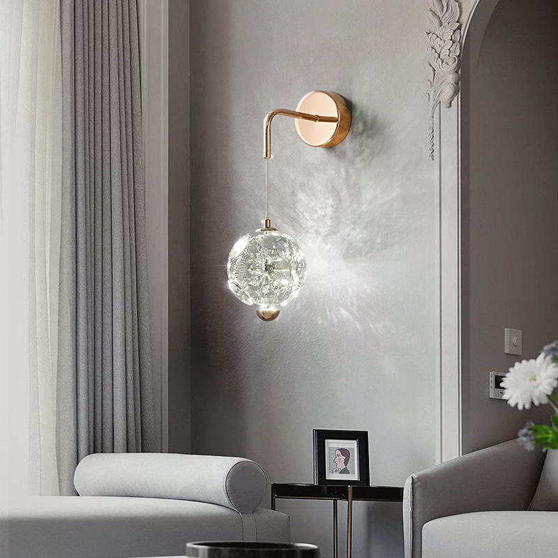 Luxury Crystal Stainless Steel Wall Lamps