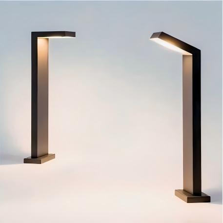 Modern Square LED Bollard Light for Garden
