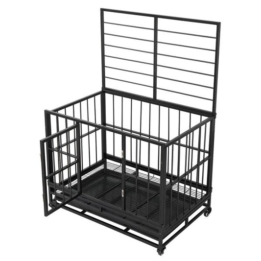 Heavy Duty Metal Pet Playpen with Tray
