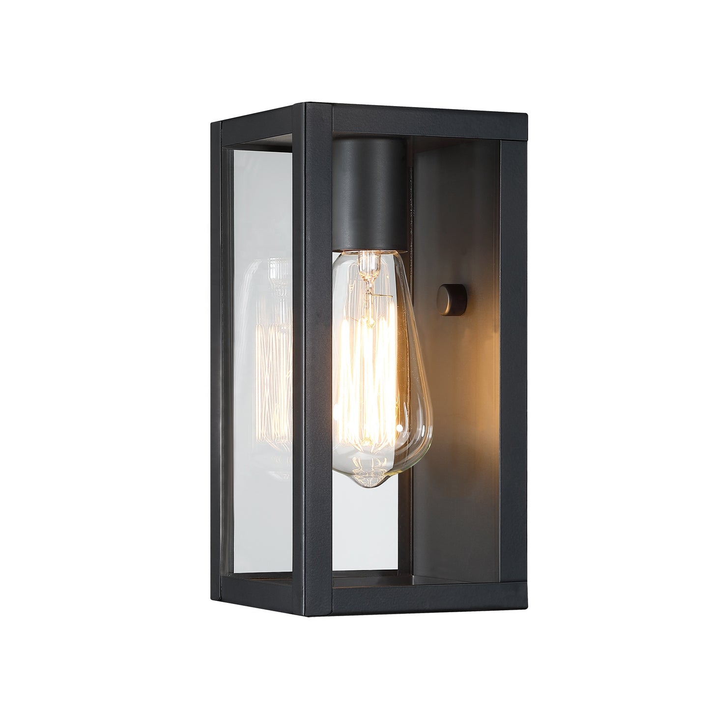 Black Iron Outdoor Wall Sconce