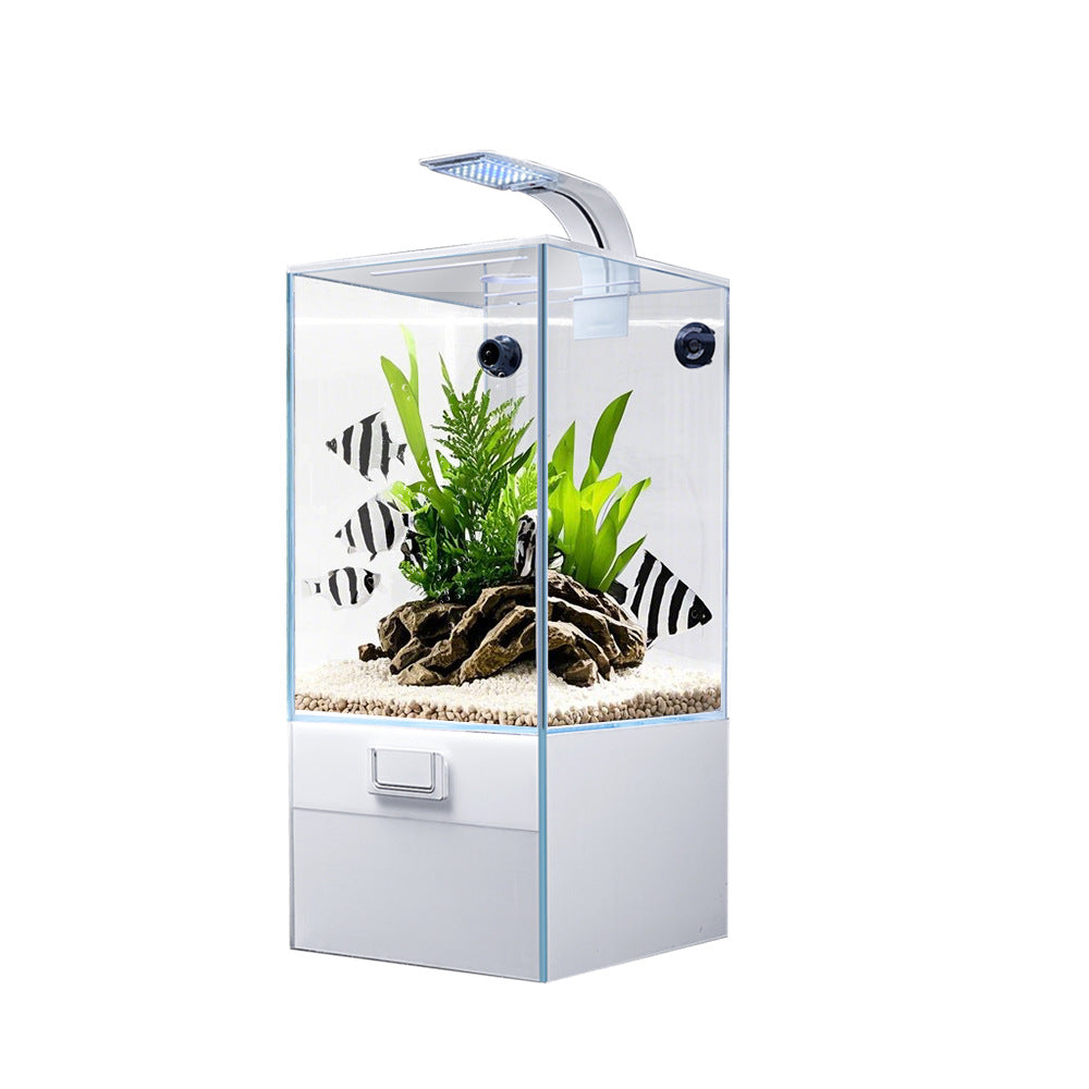 Smart Ultra-clear Glass Square Fish Tank