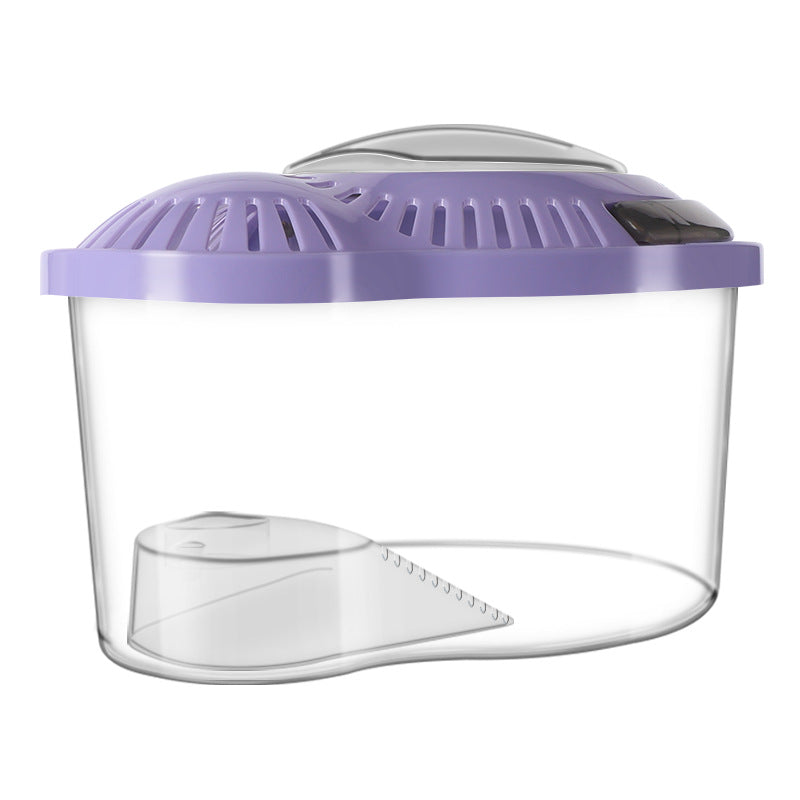 Portable Plastic Kids Turtle Tank With Lid