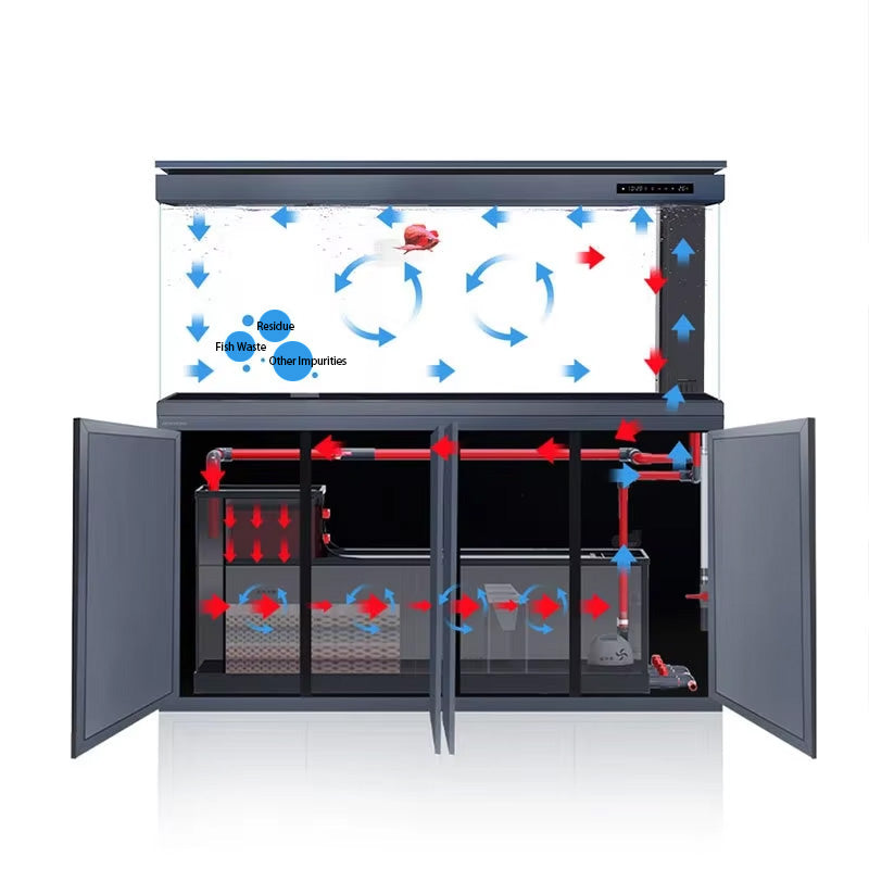 Smart Aluminum Alloy Ultra-Clear Aquarium