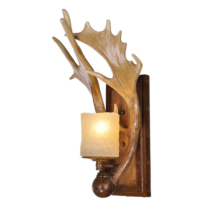American Industrial Resin Wall Lamp