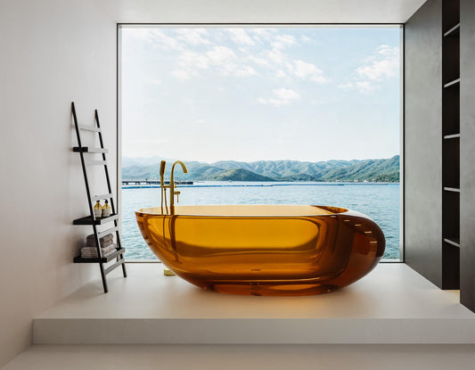 Alien Shape Crystal Resin Bathtub