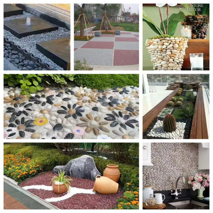 Unpolished Natural Matt Pebbles Aquarium Decor