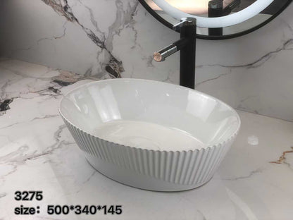 Compact Ceramic Bathroom Sink