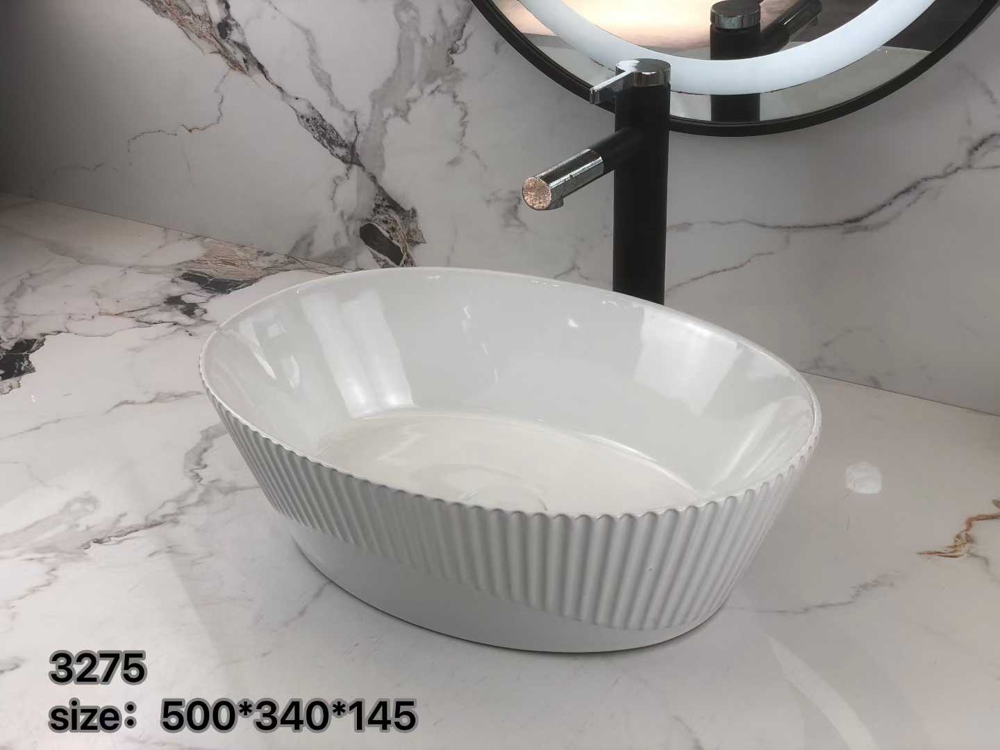 Classic White Ceramic Basin