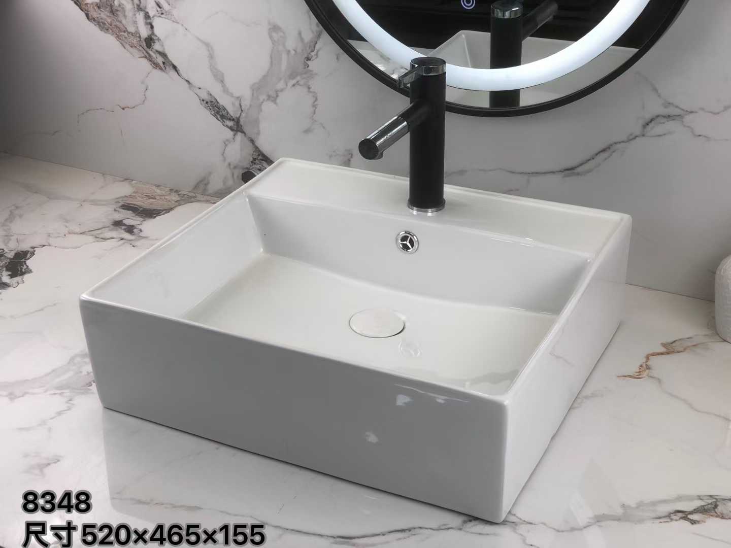 Compact Ceramic Bathroom Sink