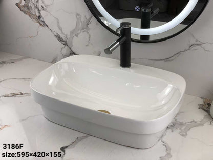 Compact Ceramic Bathroom Sink