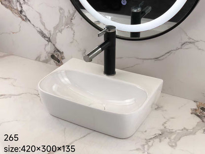 Compact Ceramic Bathroom Sink