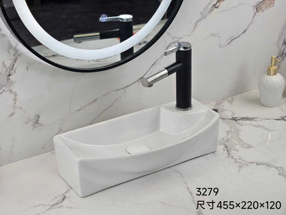 Compact Ceramic Bathroom Sink