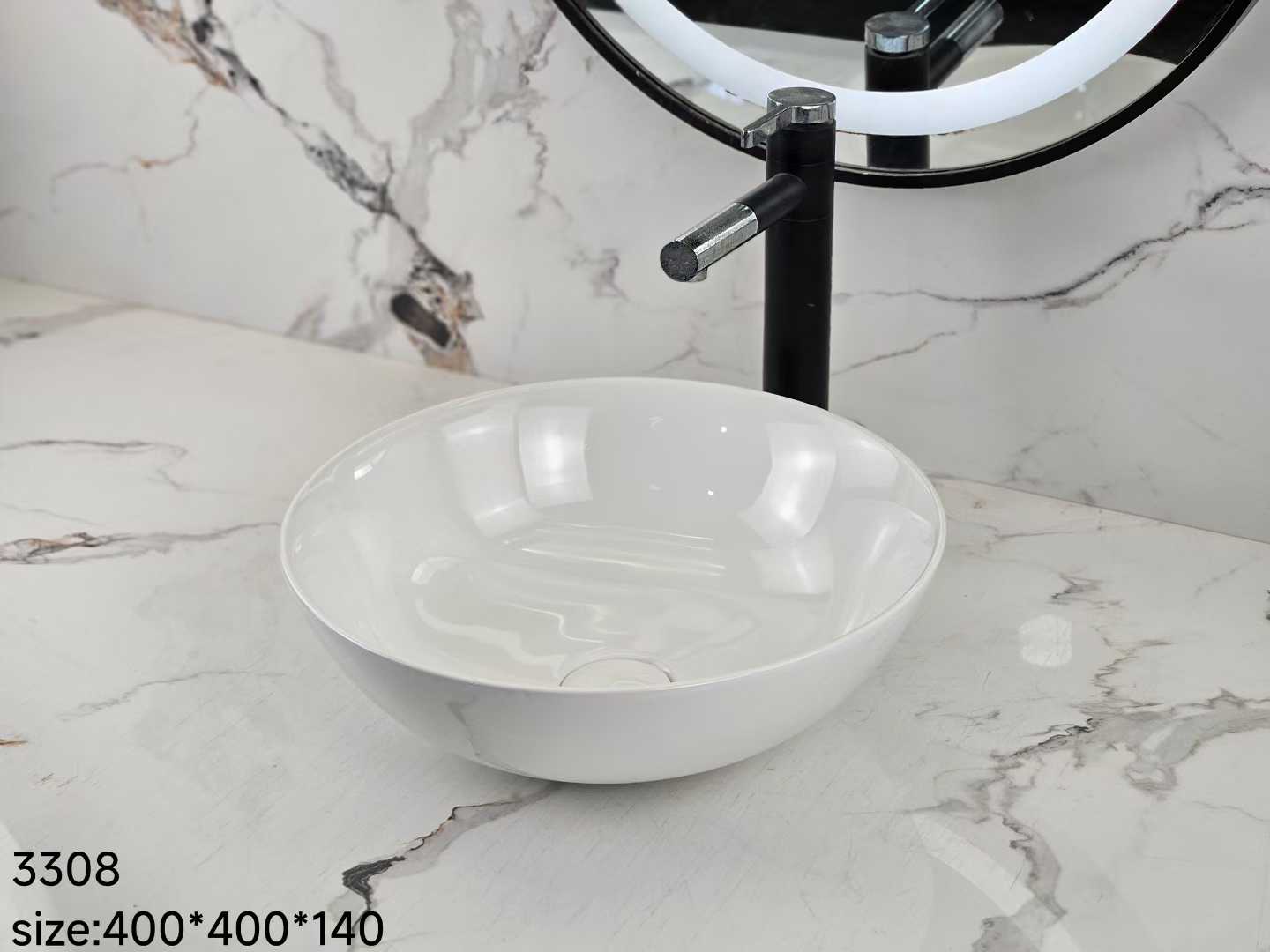 Classic White Ceramic Basin