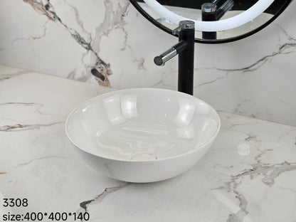 Classic White Ceramic Basin