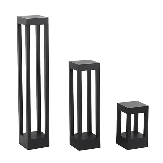 Square Frame LED Bollard Light for Garden