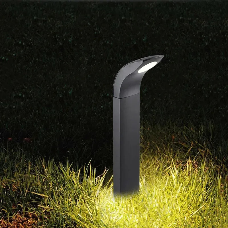Curved LED Bollard Light for Outdoor Garden