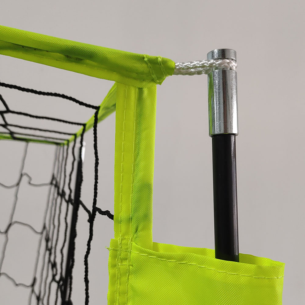 Portable Soccer Goal with Durable Net & Metal Base