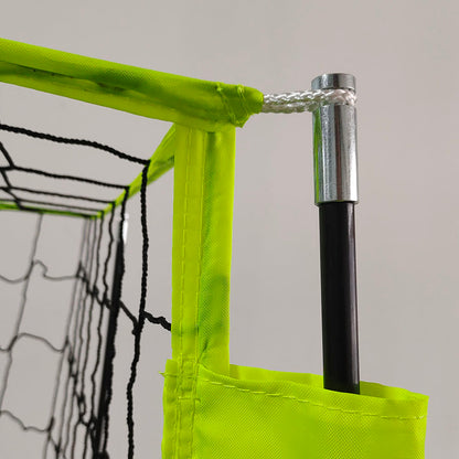 Portable Soccer Goal with Durable Net & Metal Base