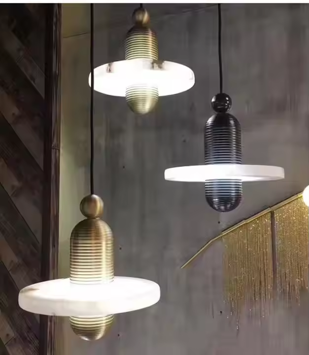 Natural Alabaster Chandelier