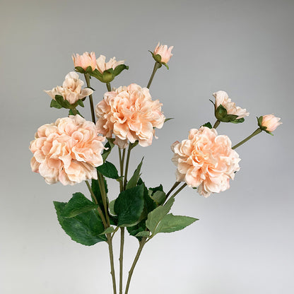 Пион с двумя головками, шелковый цветок Paeonia