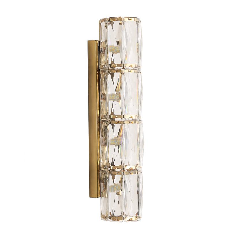 Modern Crystal Stainless Steel Wall Lamp