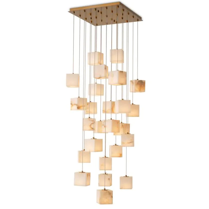 Alabaster Pendant Lamp for Coffee Shop