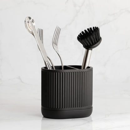 Современный набор для ванной из бежевого и белого песчаника