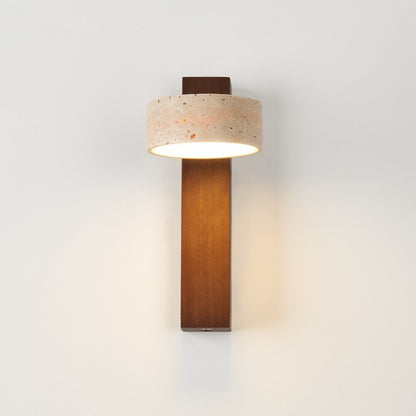 Wabi-Sabi Cavity Stone LED Wall Lamp