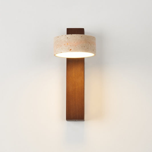 Wabi-Sabi Cavity Stone LED Wall Lamp